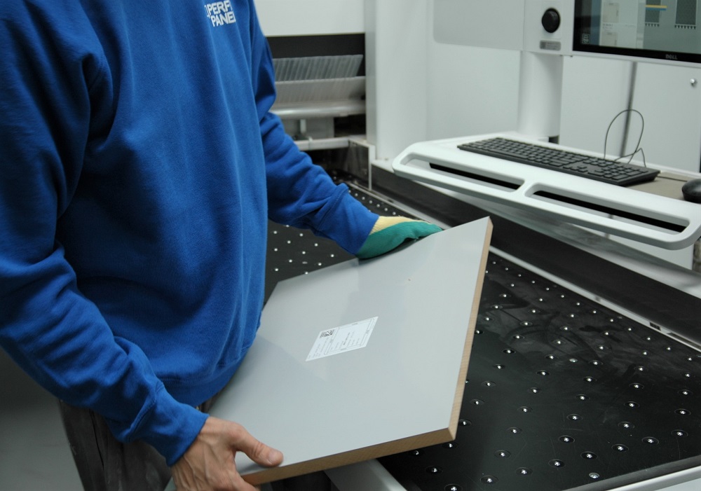 a board cut to a size as per client demand